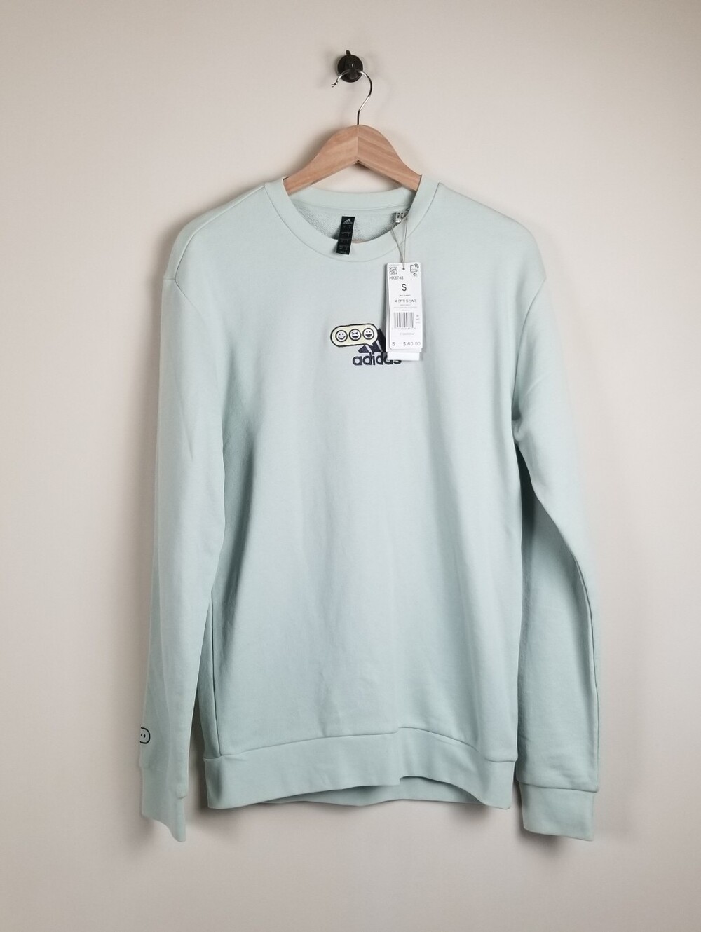 Adidas Optimoticons Crewneck Sweatshirt Size Small NWT - Picture 2 of 9